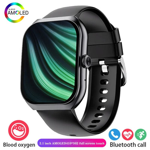 Planet Gates Black / Original / CHINA 2024 New Men Smart Watch HD Bluetooth Call 2.1 Inch AMOLED Screen GPS Sport Tracker Blood Pressure Women NFC Original Smartwatch