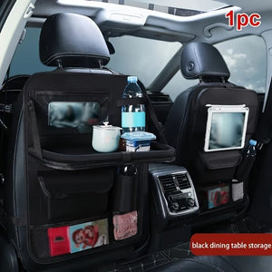 Planet Gates Black Oxford Cloth Car Organizer Car Chair Back Storage Bag Storage Bag Car Seat Organizer