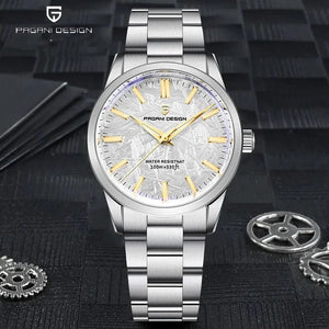 Planet Gates Black PAGANI DESIGN 40MM Men Quartz Watches TMI VH31 Luxury Business Top Sapphire 316L Stainless Steel 100M Waterproof Watch For Men