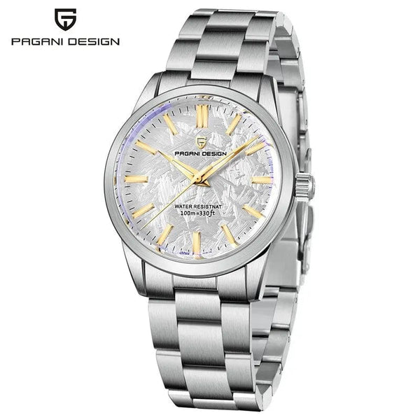 Planet Gates Black PAGANI DESIGN 40MM Men Quartz Watches TMI VH31 Luxury Business Top Sapphire 316L Stainless Steel 100M Waterproof Watch For Men