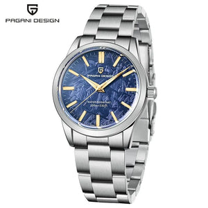 Planet Gates Black PAGANI DESIGN 40MM Men Quartz Watches TMI VH31 Luxury Business Top Sapphire 316L Stainless Steel 100M Waterproof Watch For Men