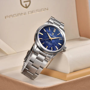 Planet Gates Black PAGANI DESIGN 40MM Men Quartz Watches TMI VH31 Luxury Business Top Sapphire 316L Stainless Steel 100M Waterproof Watch For Men