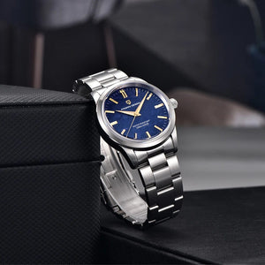 Planet Gates Black PAGANI DESIGN 40MM Men Quartz Watches TMI VH31 Luxury Business Top Sapphire 316L Stainless Steel 100M Waterproof Watch For Men