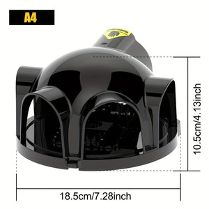 Planet Gates Black / Polypropylene (PP) Eliminate Pests Instantly With This Reusable, High Sensitivity Mouse Trap!