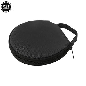Planet Gates black Portable CD DVD Case 20P Capacity Oxford Cloth CD Storage Bag Round Holder with Zipper for Home Car CD Box Bag