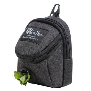 Planet Gates Black Portable Dog Training Treat Bag Outdoor Pet Dog Treat Pouch Puppy Snack Reward Waist Bag Dog Poop Bag Dog Carriers Bags