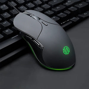 Planet Gates Black Profession Wired Gaming Mouse 6 Buttons 4800 DPI LED Optical USB Computer Mouse For PC laptop Gamer Mice Mute Wired Mouse