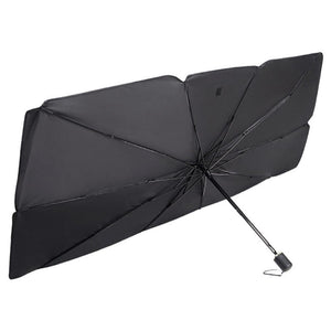 Planet Gates Black Protect Your Car From The Sun With This Portable, Foldable Car Windshield Sunshade!