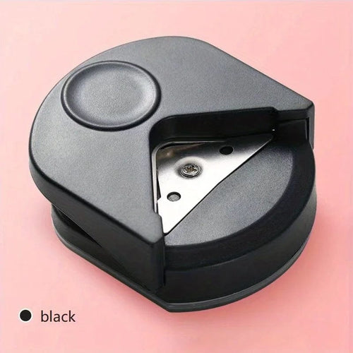 Planet Gates Black R4 Card Rounded Cutter Corner Rounder Paper Portable Hole Trimmer Angle Border Punch Photo Scrapbook Office DIY Craft HandTool