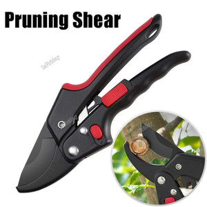Planet Gates Black Ratchet Skip Garden Pruning Shear SK5 Steel Scissors Gardening Plant Scissor Branch Pruner Trimmer Tools dropshipping