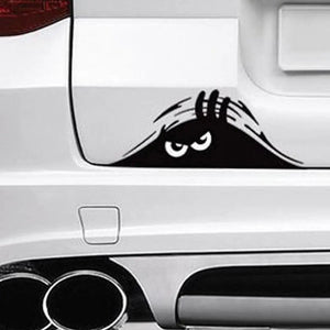 Planet Gates black red / China Peeping Door Slit Stickers Body Sticker Scratch Decal Reflective Sticker For Car Auto Headlight Decoration