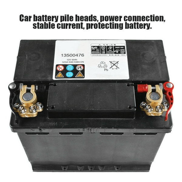 Planet Gates Black Red Upgrade Your Vehicle's Battery with These 12V Battery Terminal Clamps!