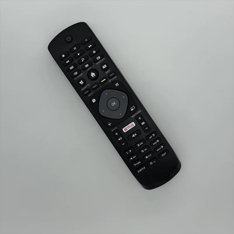 Planet Gates BLACK remote control with NETFLIX replacement for philips 4k uhd HDR ambilight smart TV 43pus6262 49pus6262 50pus6262 55pus6262 65pus