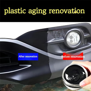 Planet Gates black repair cream 1pc 30ml Car Faux Leather And Plastic Repair Cream Returns To Black Glossy Car Maintenance Product, Restoring Artificial Leather, Car Polishing, And Coating Renovation