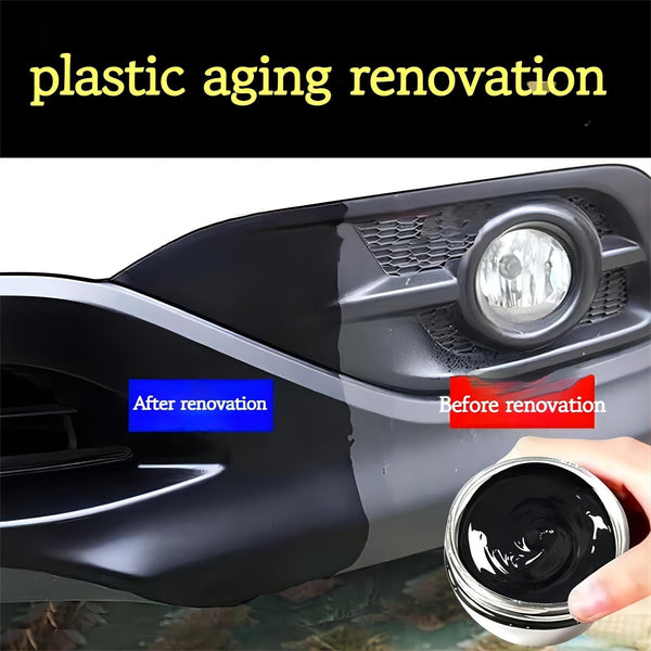 Planet Gates black repair cream 1pc 30ml Car Faux Leather And Plastic Repair Cream Returns To Black Glossy Car Maintenance Product, Restoring Artificial Leather, Car Polishing, And Coating Renovation