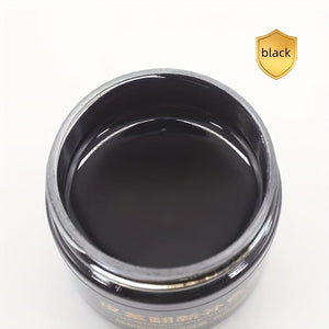 Planet Gates black repair cream 1pc 30ml Car Faux Leather And Plastic Repair Cream Returns To Black Glossy Car Maintenance Product, Restoring Artificial Leather, Car Polishing, And Coating Renovation