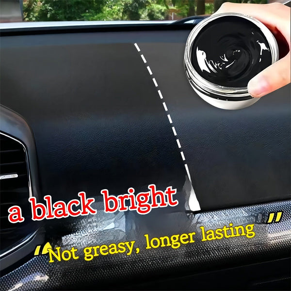 Planet Gates black repair cream 1pc 30ml Car Faux Leather And Plastic Repair Cream Returns To Black Glossy Car Maintenance Product, Restoring Artificial Leather, Car Polishing, And Coating Renovation
