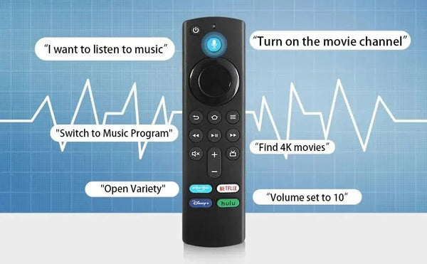 Planet Gates Black Replacement Bluetooth Voice Remote Control for Fire TV Stick 4K Max 3rd Gen Stick Lite Cube Smart TV Controller Works with Alexa