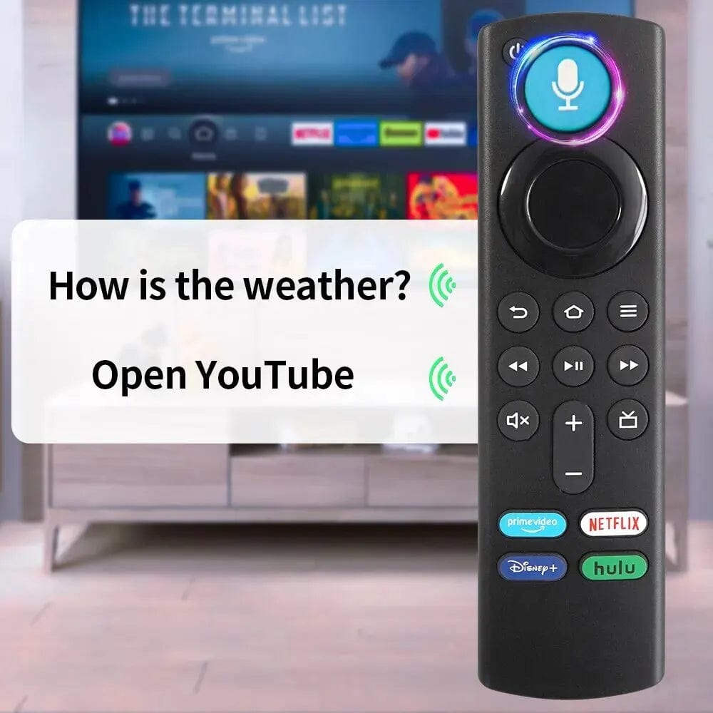 Planet Gates Black Replacement Bluetooth Voice Remote Control for Fire TV Stick 4K Max 3rd Gen Stick Lite Cube Smart TV Controller Works with Alexa