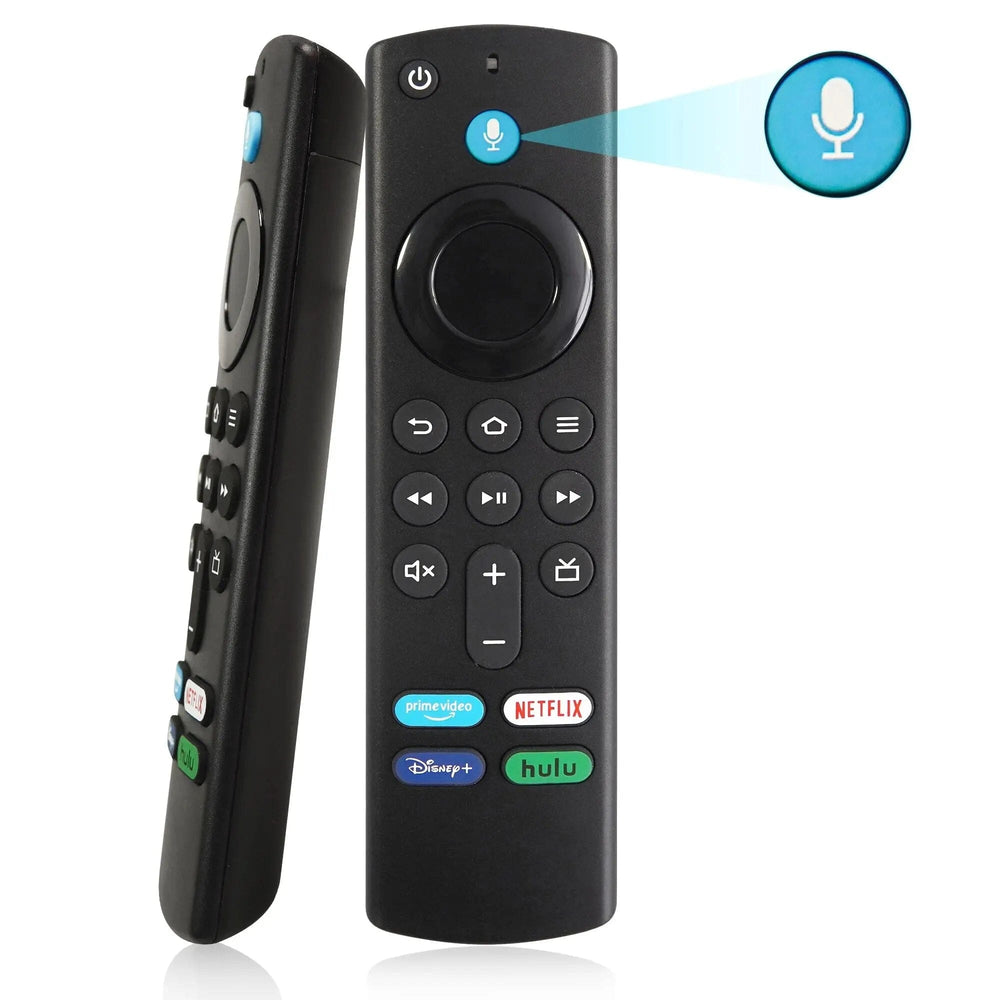 Planet Gates Black Replacement Bluetooth Voice Remote Control for Fire TV Stick 4K Max 3rd Gen Stick Lite Cube Smart TV Controller Works with Alexa