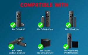 Planet Gates Black Replacement Bluetooth Voice Remote Control for Fire TV Stick 4K Max 3rd Gen Stick Lite Cube Smart TV Controller Works with Alexa