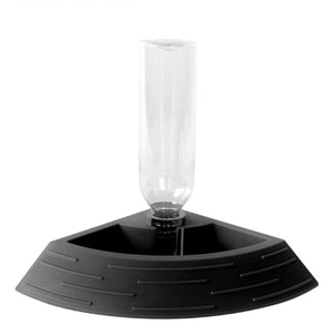 Planet Gates Black Reptile Water/Food Feeder Automatic Dispenser Feeding Accessories for Turtles Bearded Dragon Gecko for Terrarium Tank