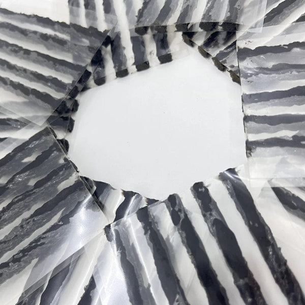 Planet Gates Black Rubber  Tubeless Seal Strip Tire Puncture Repair Recovery Kit Set Car Bike Tyretire repair kit