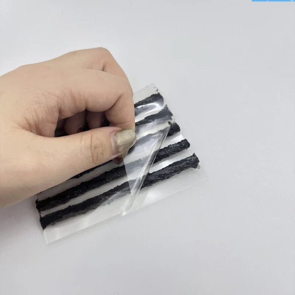 Planet Gates Black Rubber  Tubeless Seal Strip Tire Puncture Repair Recovery Kit Set Car Bike Tyretire repair kit