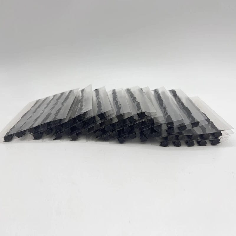 Planet Gates Black Rubber  Tubeless Seal Strip Tire Puncture Repair Recovery Kit Set Car Bike Tyretire repair kit