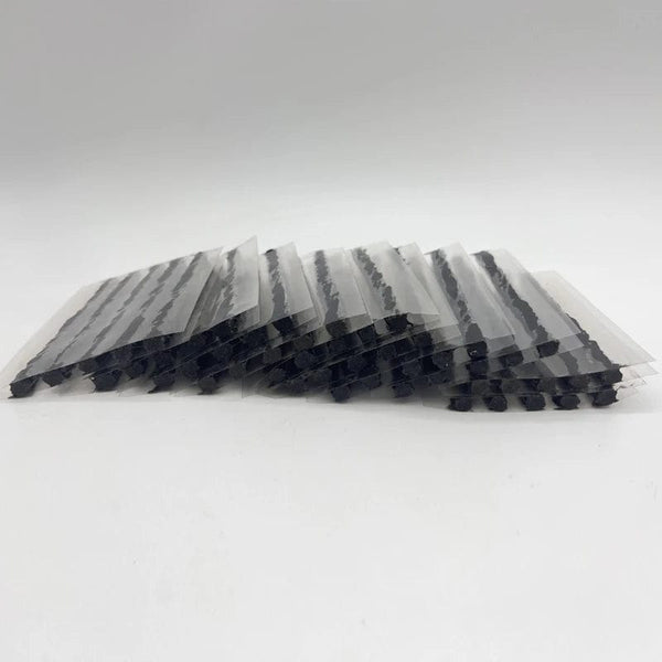 Planet Gates Black Rubber  Tubeless Seal Strip Tire Puncture Repair Recovery Kit Set Car Bike Tyretire repair kit