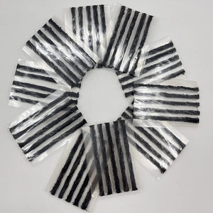 Planet Gates Black Rubber  Tubeless Seal Strip Tire Puncture Repair Recovery Kit Set Car Bike Tyretire repair kit