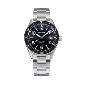 Planet Gates Black S434 Diver Watch Men Automatic NH35A Movement BGW9 Luminous Mechanical Wristwatches 20ATM Waterproof Sapphire Deployment Buckle