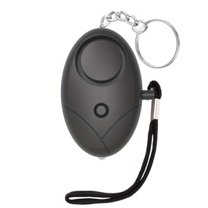 Planet Gates Black Safe Sound Personal Alarm, 1 Pack 130DB Personal Security Alarm Keychain With LED Lights, Emergency Safety Alarm For Women, Men, Elderly