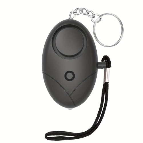 Planet Gates Black Safe Sound Personal Alarm, 1 Pack 130DB Personal Security Alarm Keychain With LED Lights, Emergency Safety Alarm For Women, Men, Elderly