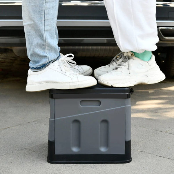 Planet Gates Black set / CHINA Portable Toilet Car Toilet Bucket Trash Can Travel Outdoor Camp Folding Toilet for Tour Emergency Self-driving for Adults & Kids