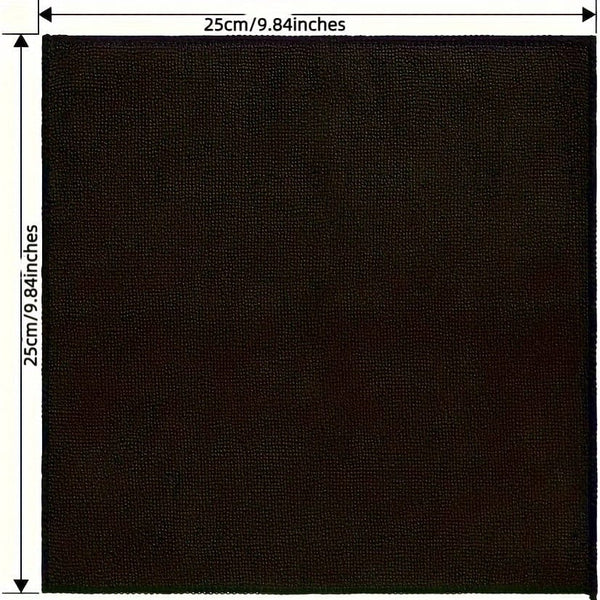 Planet Gates Black Set Of Towel Master Car Towels, Super Absorbent, Soft And Quick-drying