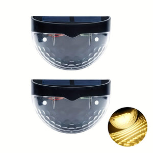 Planet Gates Black Shell Warm Light / 2pcs 2/4/6pcs Solar Fence Lights, Solar Deck Lights, Solar Wall Lights, Solar Wall-mounted Lights, Outdoor Waterproof Fence Deck Garden Garage Ladder Lighting