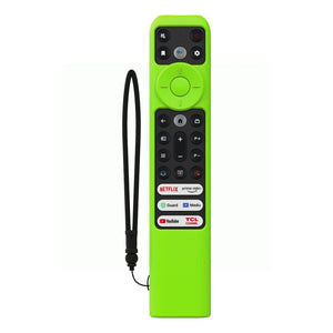 Planet Gates Black Silicon Remote Case for TCL TV Remote Control RC902V FMR1 Google Android Smart QLED Voice TV Protective Cover Environmentally