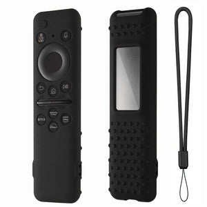 Planet Gates black Silicone Protective Cover for Samsung Smart TV Remote Control BN59-01432 BN59-01436 TM2360 for Samsung Solar Cell Remote Case