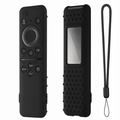 Planet Gates black Silicone Protective Cover for Samsung Smart TV Remote Control BN59-01432 BN59-01436 TM2360 for Samsung Solar Cell Remote Case