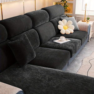 Planet Gates Black / Single Seat 1pc Thickened Sofa Slipcover Furniture Protector For Bedroom Office Living Room Home Decor Couch Cover