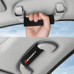 Planet Gates Black / SPORT-R 1pc Fluff Car Roof Door Handle Protector Car Armrest Cover For Audi For BMW For Mercedes Benz For VW For Toyota