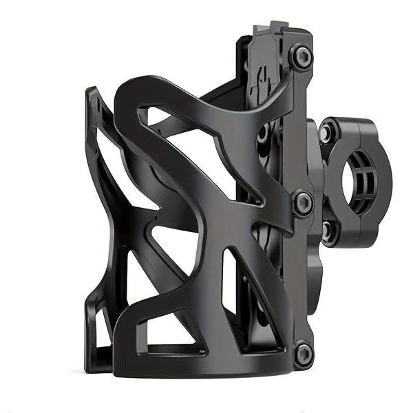 Planet Gates Black Stay Hydrated On the Go: Universal Motorcycle Water Bottle Holder