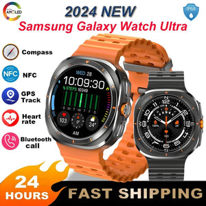 Planet Gates Black steel strip A / Galaxy Watch Ultra 2024 New For Samsung Galaxy Watch 7 Classic Smart Watch Men women Custom Dial HD AMOLED Voice Call GPS NFC Tracker Sport Watches