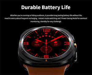 Planet Gates Black steel strip A / Galaxy Watch Ultra 2024 New For Samsung Galaxy Watch 7 Classic Smart Watch Men women Custom Dial HD AMOLED Voice Call GPS NFC Tracker Sport Watches