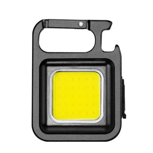 Planet Gates black Strong Light Portable Mini Keychain Small Flashlight Charging Camping Work Multifunctional Auto Repair LED