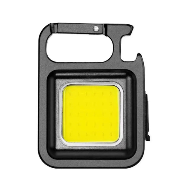 Planet Gates black Strong Light Portable Mini Keychain Small Flashlight Charging Camping Work Multifunctional Auto Repair LED