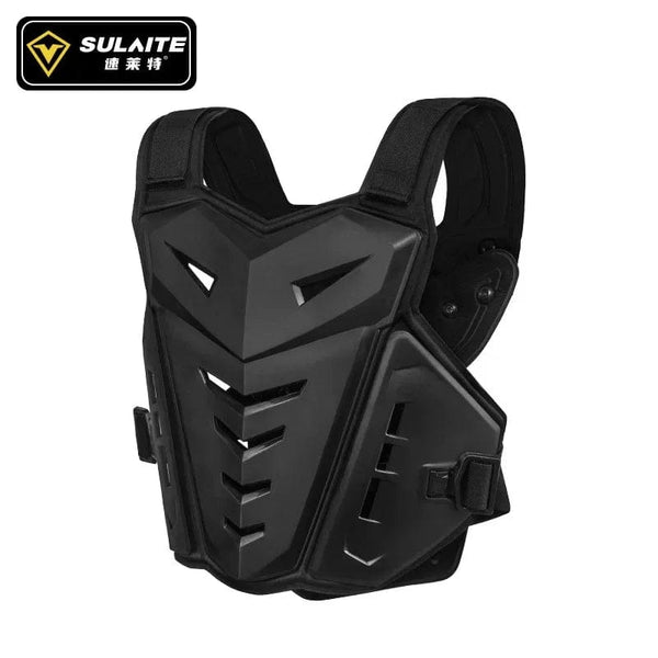 Planet Gates Black SULAITE Motocross Body Armor Motorcycle Jacket Motocross Moto Vest Back Chest Protector Off-Road Dirt Bike Protective Gear