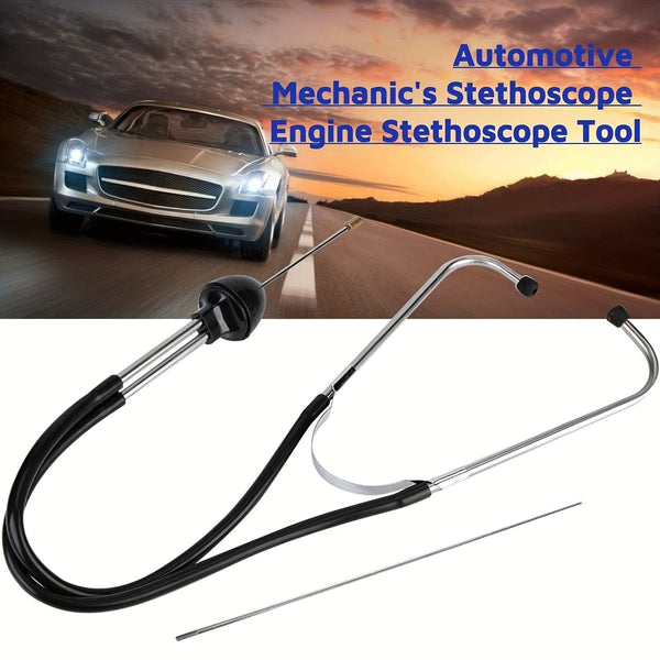 Planet Gates Black Super-Sensitive Automotive Engine Diagnostic Tool: Mechanic's Stethoscope for Cars, Trucks & Motorcycles!