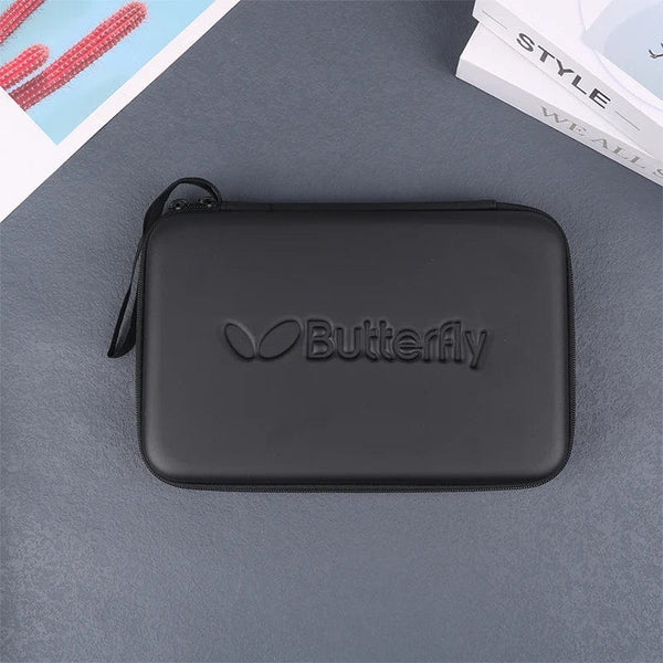 Planet Gates Black Table Tennis Racket Bag High Quality Square Shaped Handbag Racket Box Hard Portable Sports Zipper Racket Bag